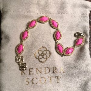 Kendra Scott Jana Bracelet with Magenta Stones!